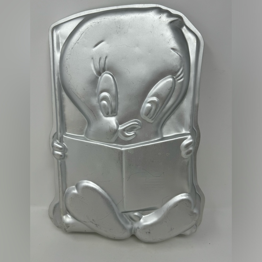 VTG Wilton Tweety Bird Cake Pan 1979 Looney Tunes Aluminum Baking 502-7687 T8